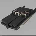 Vintage Classic Car With Dark Streamlined Body And Retro Interior Design Details