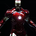 Smart Machine Iron Man Red Armor With Advanced Mechanical Design And Glowing Core 3d model
