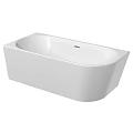 White Modern Freestanding Bathtub With Sleek Design And Smooth Surface 3d model