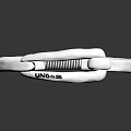 Fashionable Silver Bracelet With Twisted Wire Clasp And Unique Shape Design