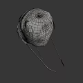 Futuristic Spherical Robot With Metallic Surface Antennas And Green Smiley