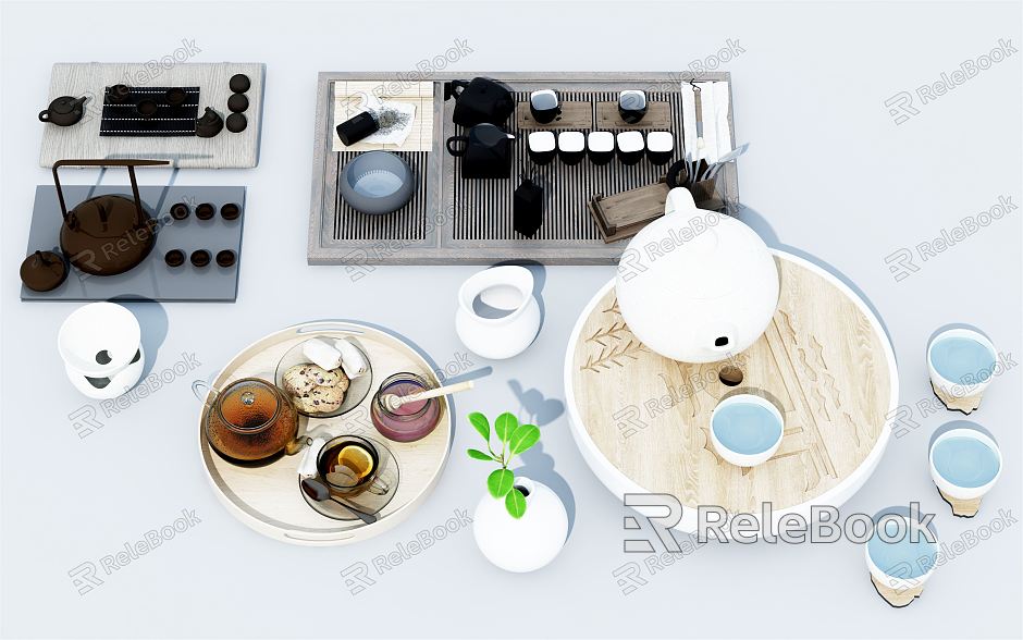 Modern Tea Set model