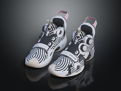 Modern sneaker Travel Shoes Mountaineering Shoes Casual Shoes 3d model