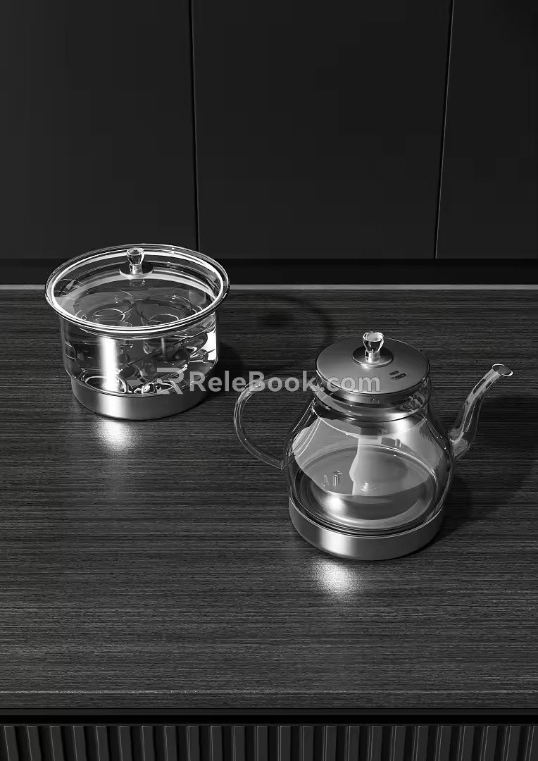 kettle teapot 3d model