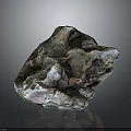 Natural Wood Stone Formation Featuring Rough Texture Irregular Shape And Pink Gray Hues