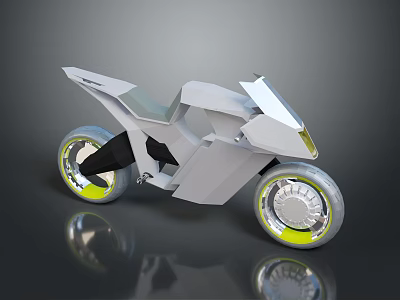 Motorcycle Two-wheeled Motorcycle Cross-country Motorcycle Road Race Motorcycle Motor Vehicle Transport 3d model