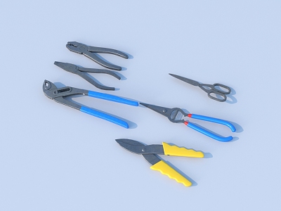 Hardware Tools Hardware Parts 3D Model 3d model