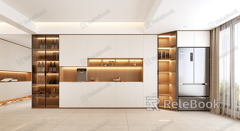 Wine Cabinet model