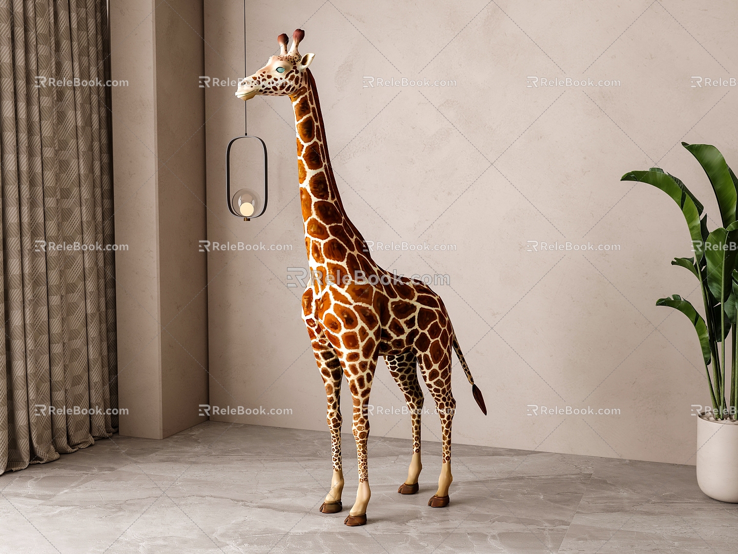 Modern Giraffe 3d model