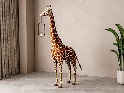 Modern Giraffe 3d model