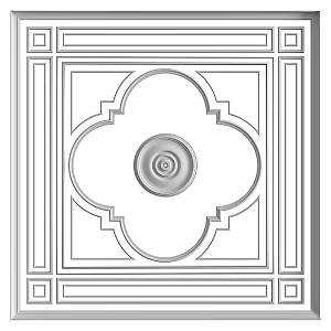Ceiling plaster line 3d model