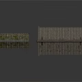 Traditional Chinese Architecture Roof Structure With Tile Design And Curved Eaves