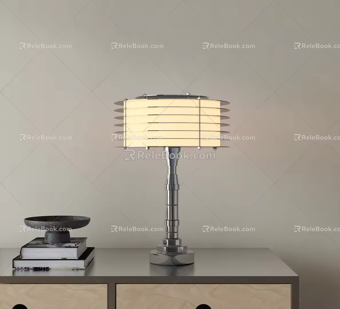 Modern Table Lamp Metal Table Lamp Industrial Wind Table Lamp 3d model