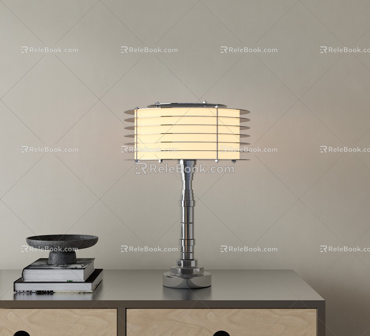 Modern Table Lamp Metal Table Lamp Industrial Wind Table Lamp 3d model