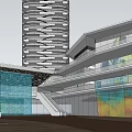 Urban Residential Complex With High Rise Buildings And Landscaped Green Spaces