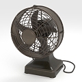 old electric fan old electric fan retro electric fan 3d model