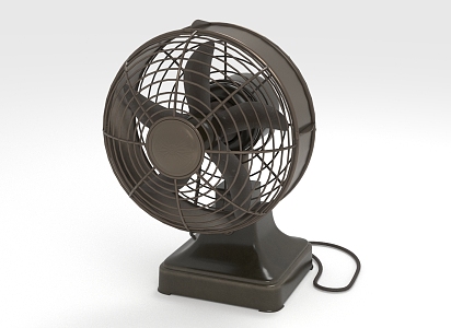 old electric fan old electric fan retro electric fan 3d model