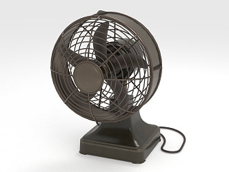 old electric fan old electric fan retro electric fan 3d model