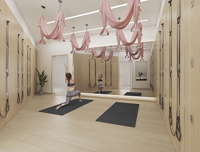 Yoga Room 3d model