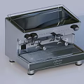 Chromagene Modern Kitchen Appliance Stainless Steel Espresso Machine With Double Spouts