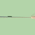 Modern Road Infrastructure Featuring Long Bridge With Street Lamps And Concrete Piers