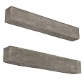 concrete beam construction beam cement column square cement column 3d model