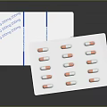 Aluminum Blister Pack For Tablets Sealed Medicine Packaging In Daily Life Supplies