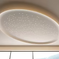 Elliptical Star Ceiling 3d model