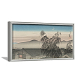 Japanese Landscape Painting Blue Living Room Landscape 3d model