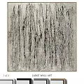 Modern Abstract Painting With Vertical Lines And Gray Black White Textured Tones