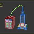 Microscope Metallographic Microscope Tools Microscope Living Supplies 3d model