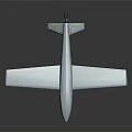 White Passenger Plane with Streamlined Body Long Wings and Landing Gear on Black Reflective Surface