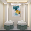 Modern Hair Beauty Salon Interior Design With Styling Chairs Mirrors Product Shelves And Reception Desk