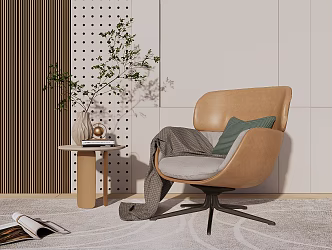 modern sofa chair leisure sofa 3d model