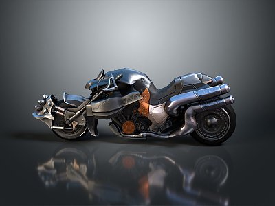 Motorcycle Two-wheeled Motorcycle Cross-country Motorcycle Road Race Motorcycle Motor Vehicle Transport 3d model