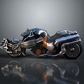 Motorcycle Two-wheeled Motorcycle Cross-country Motorcycle Road Race Motorcycle Motor Vehicle Transport 3d model