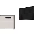 Modern Minimalist Bedside Tables With Drawers In Light And Dark Colors