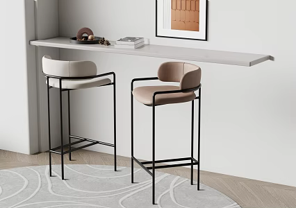 Bar Chair Bar Stool High Stool 3d model
