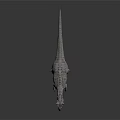 Detailed Dinosaur Model Featuring Sharp Teeth Scaly Skin And Standing Pose