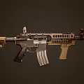 Realistic Assault Rifle 3D Model 3d model