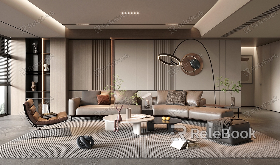 Light Luxury Living Room model