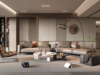 Light Luxury Living Room model