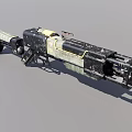 Sci-fi Gun 3d model