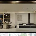 Modern Minimalist Open Plan Living And Dining Room With Bright Clean Home Interior Design