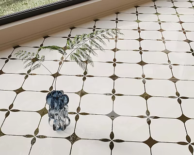 26 French Middle Ancient Tiles Seamless Middle Ancient Tiles 3d model