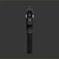 Modern Black Tactical Weapon with Rail System Grip and Barrel Design 3d model
