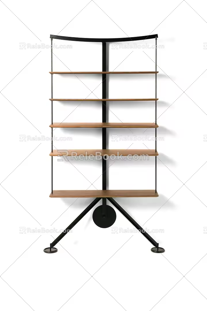 Bookshelf Storage Rack Storage Rack Hanger Rack 3d model