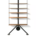 Bookshelf Storage Rack Storage Rack Hanger Rack 3d model