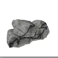 Natural Gray Rough Stone Pile with Authentic Texture for Landscape Decoration Projects 3d model