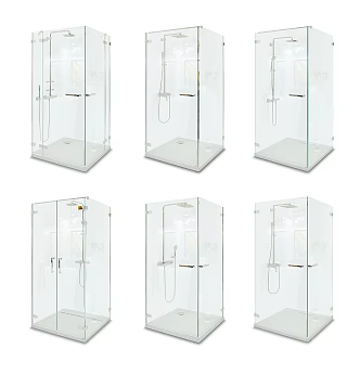 Modern Shower Room Shower 3d model